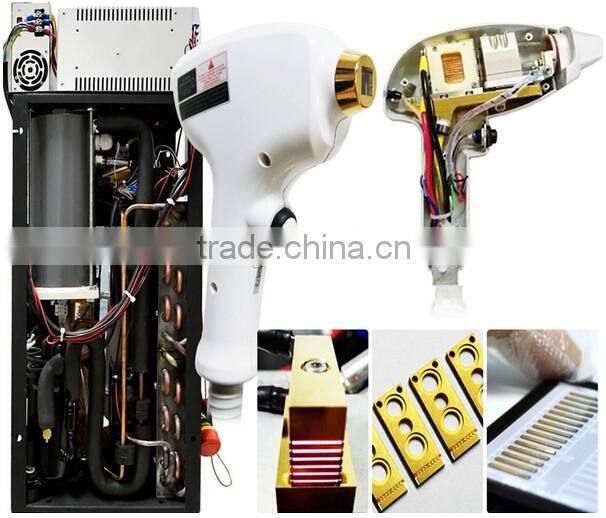Pain free 808nm diode lasers products / diode laser hair removal machine