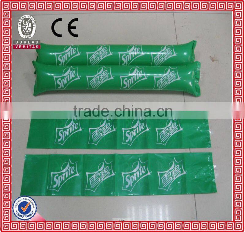 Plastic Sports Inflatable Fan Stick Inflatable Cheering Sticks