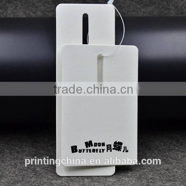 New China design glossy hang tags with CE certificate