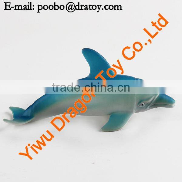 Aquarium blue dolphin toy