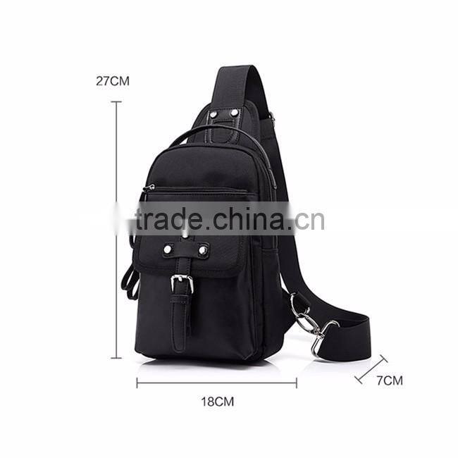 Men fashion sports and leisure chest bag men
