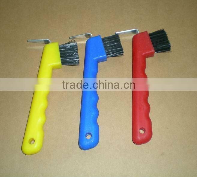 horse hoof pick with brush