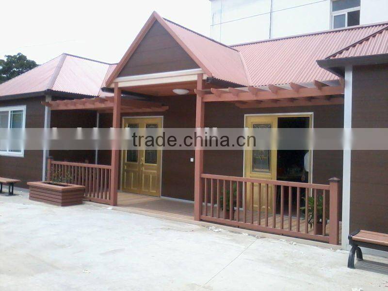 HOTTEST!! wpc decking villa wooden house