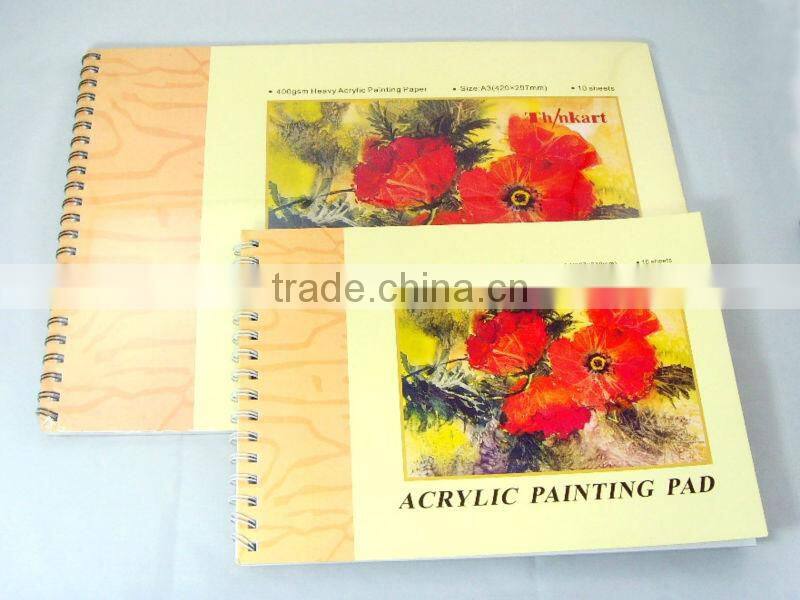 400gsm acrylic painting paper pad artist drawing paper