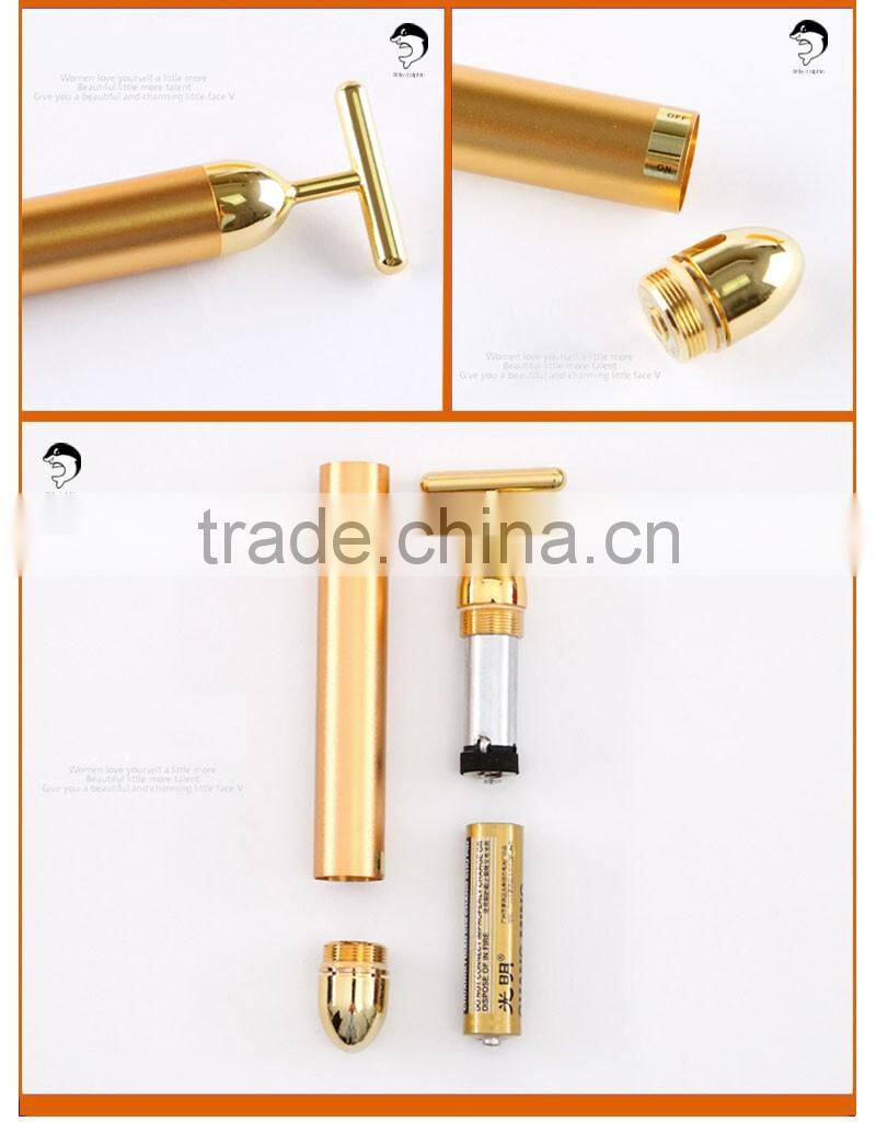 Salon Beauty Device Gold Vibration Beauty Bar/24k gold beauty bar