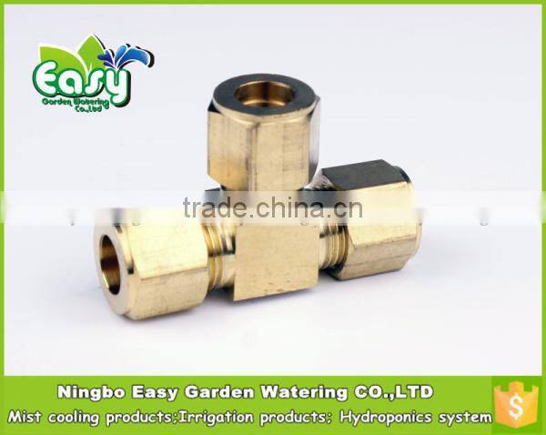 6mm Brass OD Elbow connector for mist cooling system.