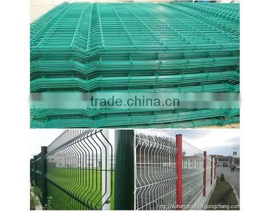 PVC Coated welded wire mesh fence panel