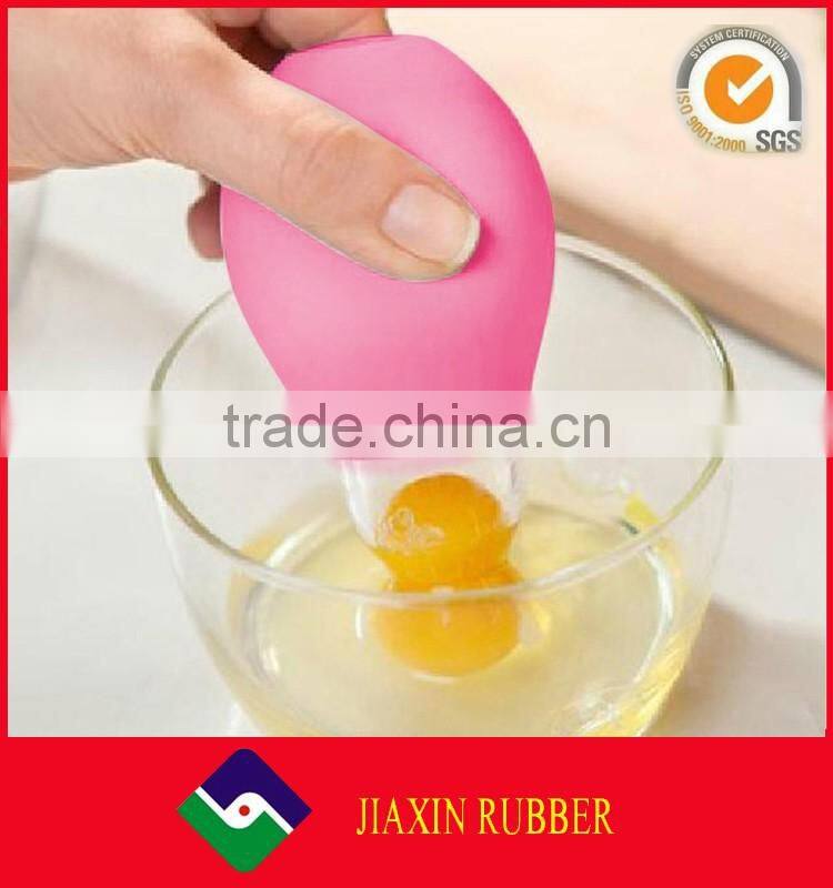 100% food grade silicone egg white separator, egg yolk suction separator divider filter