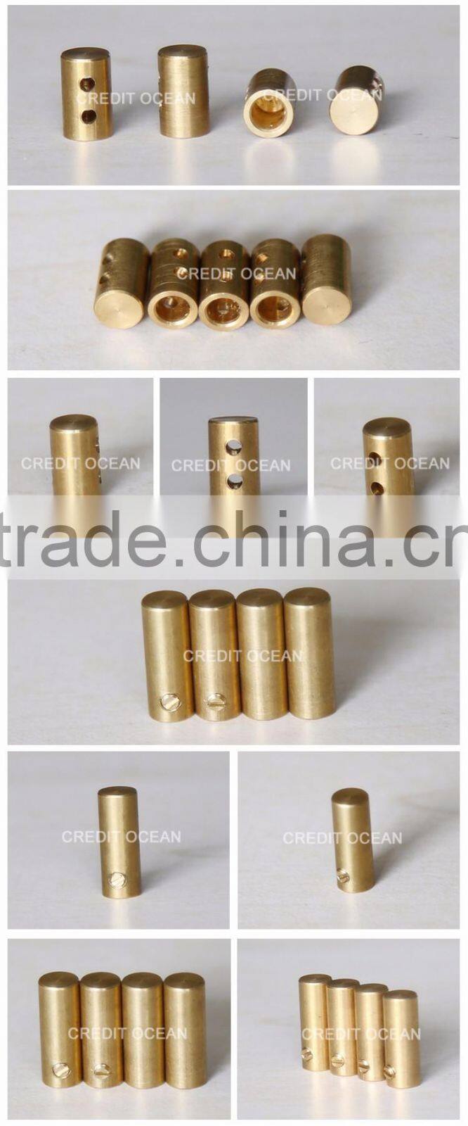 CREDIT OCEAN custom metal tips draw cord end for hoodies