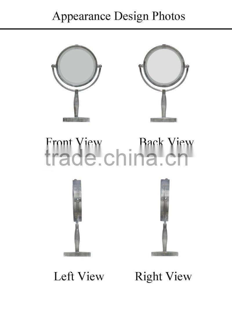 Double Sided Tabletop Magnification LED Makeup Mirror