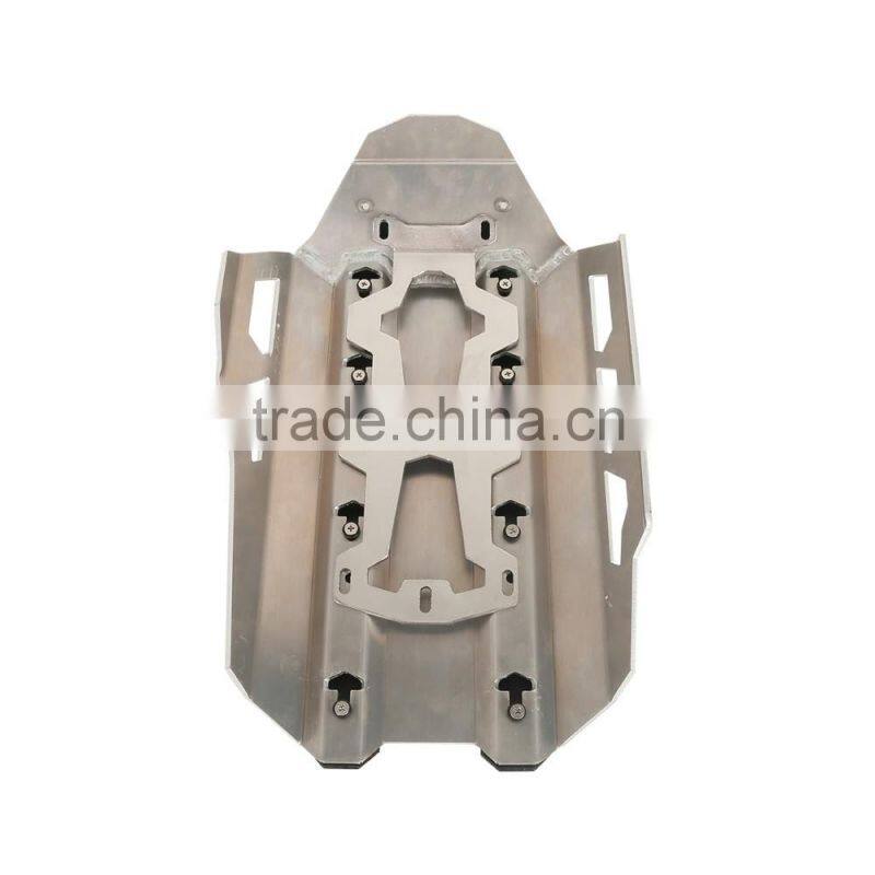 Short Expedition Aluminum Skid Plate Long for BMW R1200GS Water Cooled 13-16