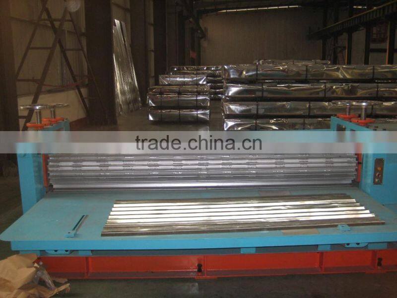 zinc roofing sheet making machine