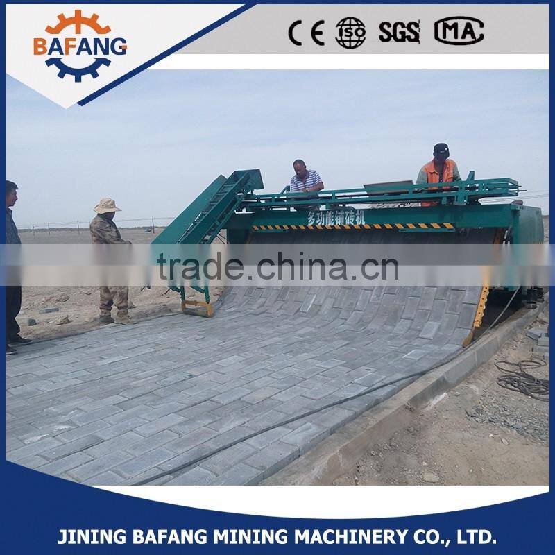 tiger stone brick laying machine in Dubai, automatic block road paver laying machine