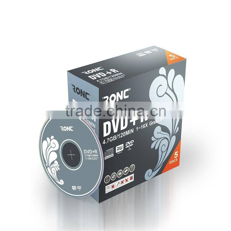 Jewel Pack Printable DVD R pack for supermarkt display