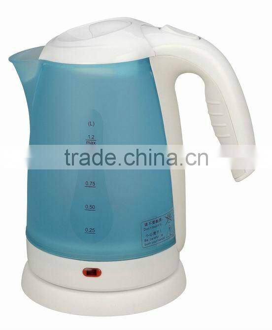 2012 Mini Newest Style Plastic Electric Water Kettle with GS/CE/CB cert