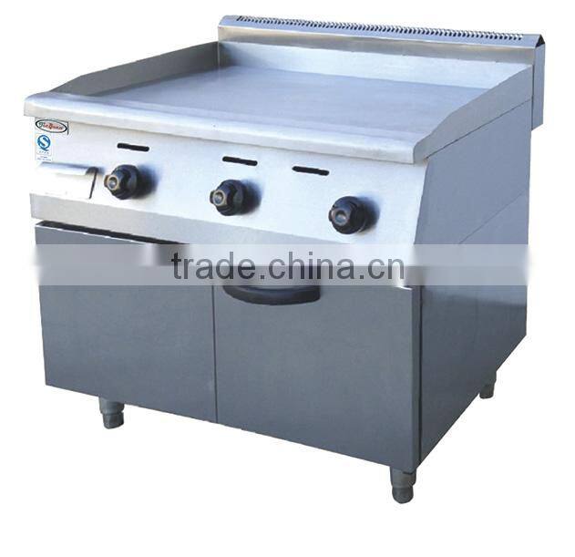 Gas Fry Top with cabinet