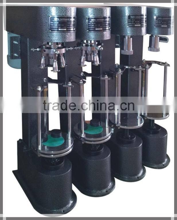 Semi-Automatic Plastic Screw Lid Capping Machine Capper