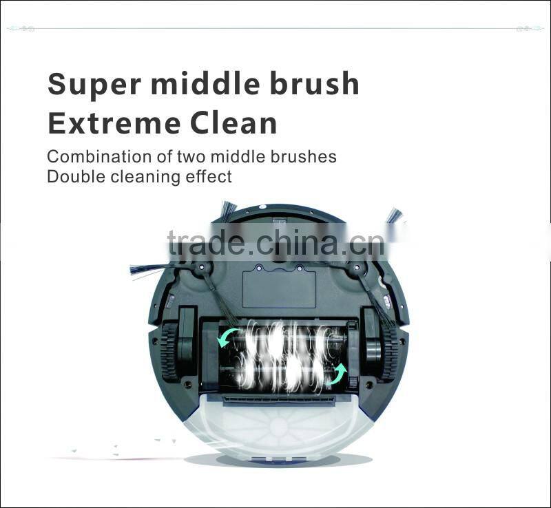 Shenzhen China wholesale white good quality lithium battery low price smart dry and wet robot vacuum cleaner