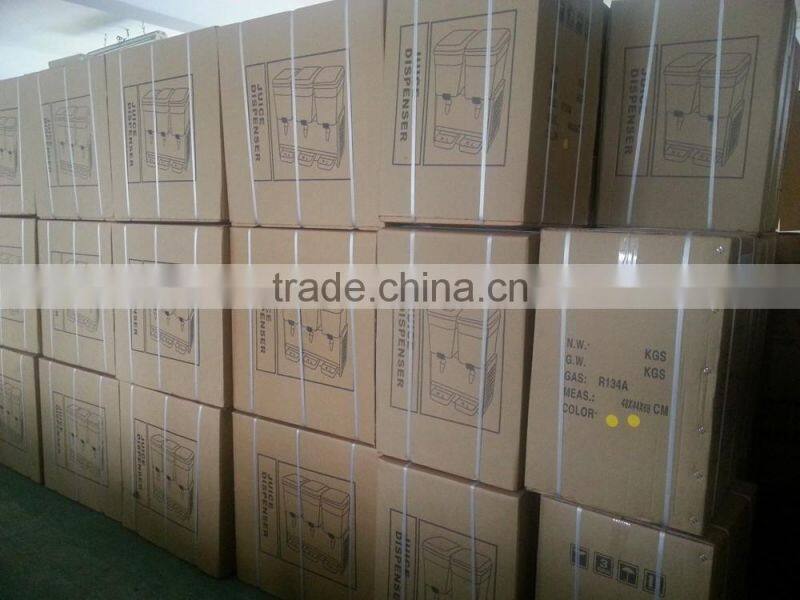 18L 3 tanks Juice Dispenser for orange juice, tea, milk, etc