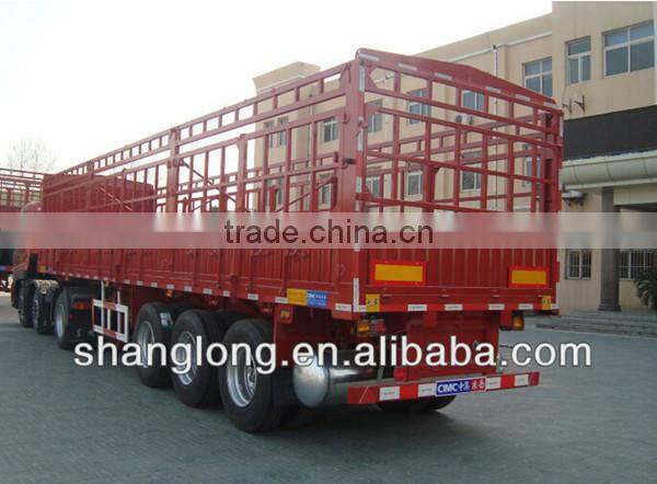 China cheap 40 ton fence cargo semi trailer