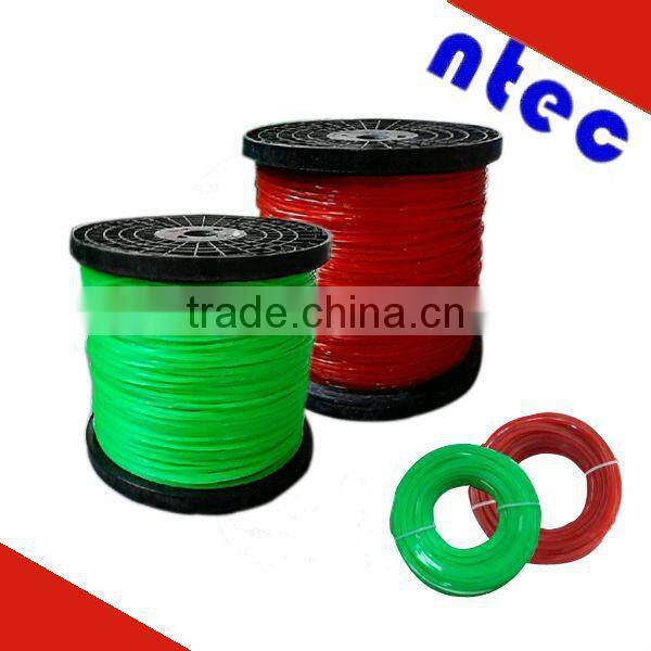 3.0mm square orange spool package nylon6 trimmer line