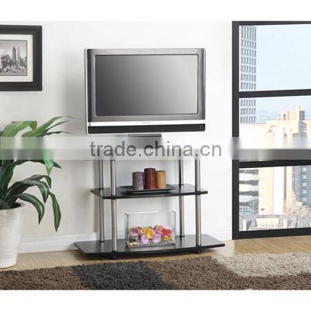 Fashionable stianless steel television stand for media players