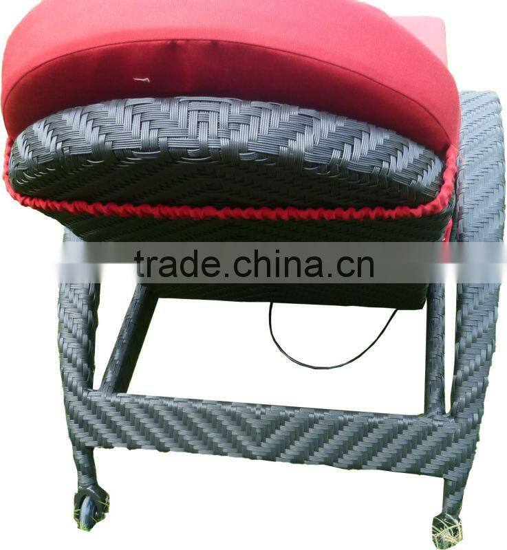 Luxury outdoor furniture rattan dining set (2063L)