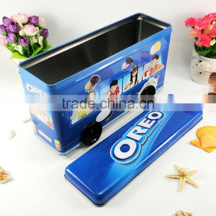 wholesale candy train shape storage tin box