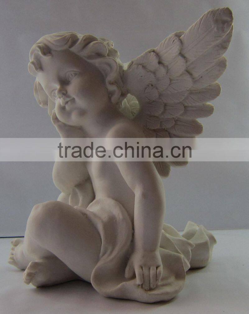 New arrival resin religious little angel statue