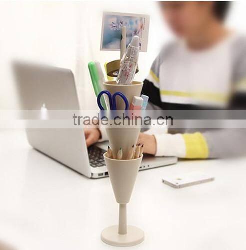 2015 New Style Card Holder, Plastic Pen Container, Plastic Desk Organizer