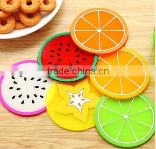 Silicone OEM coaster,round shape mats for wine glasses