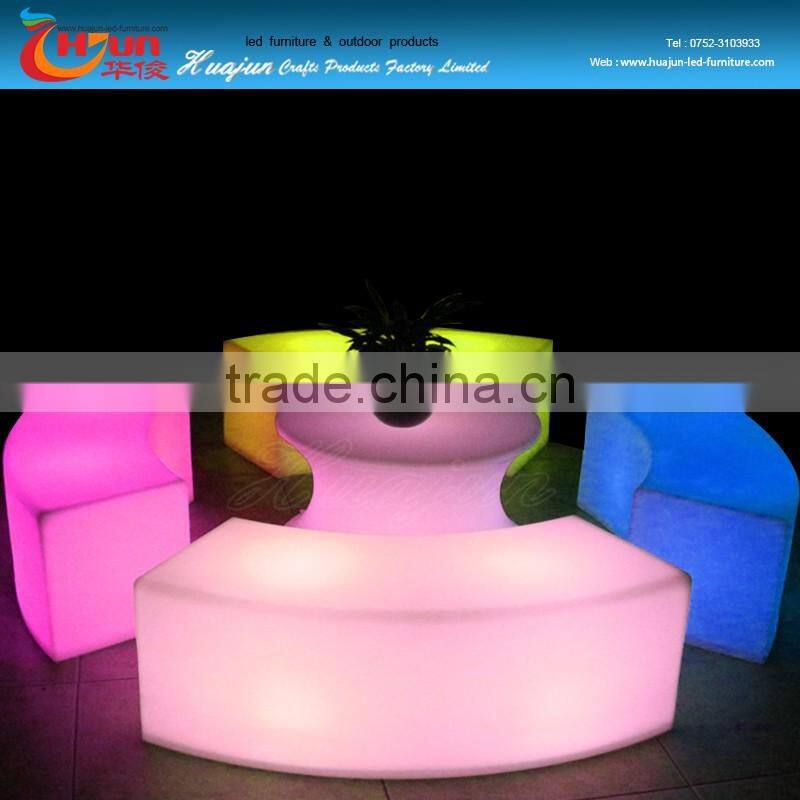 modern lighting chair with cushion&modern plastic chair
