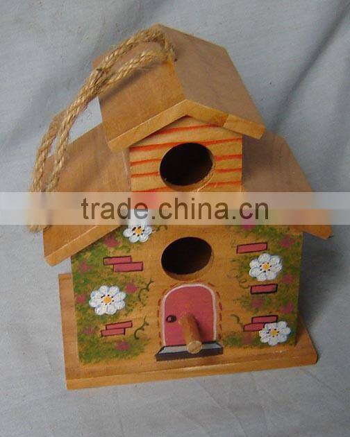 Wooden bird house decorations