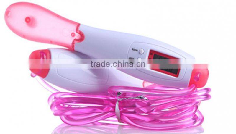 Health care electronic LCD display skipping rope