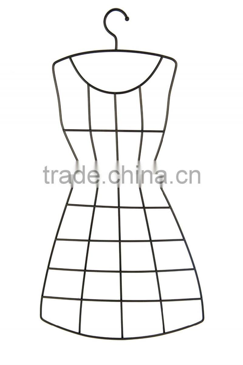 Fashionable Skirt shape Scarf/Tie Hanger, Closet Crganizer, Spary