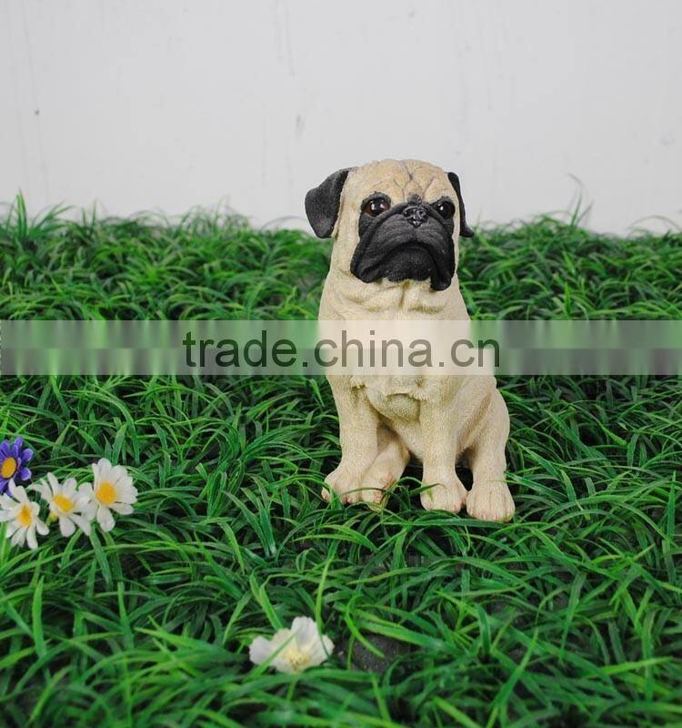 Hot Sale Mini Resin Bulldog Statue For Sale