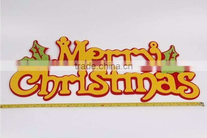 Christmas Decorative English Letters Hanging Merry Christmas Words Alphabet For Window Showcase Decorations
