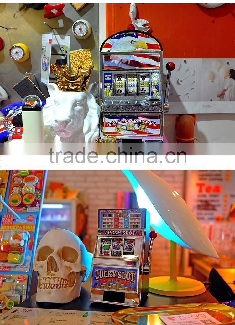 Creative Design Piggy Bank With LED Light, Multi-functional Decorative Lucky Slot Machine Design Piggy Bank With Funny Games