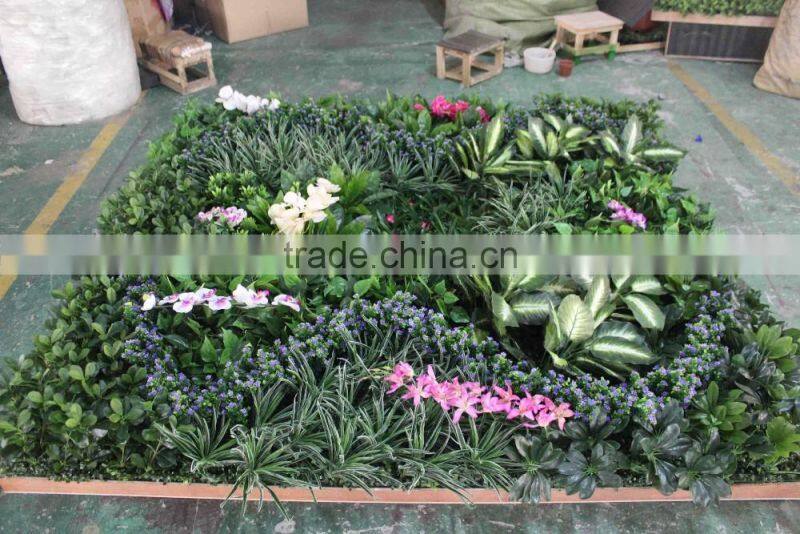 SJ0411017 Artificial garden boxwood hedge/plastic boxwood hedge fence