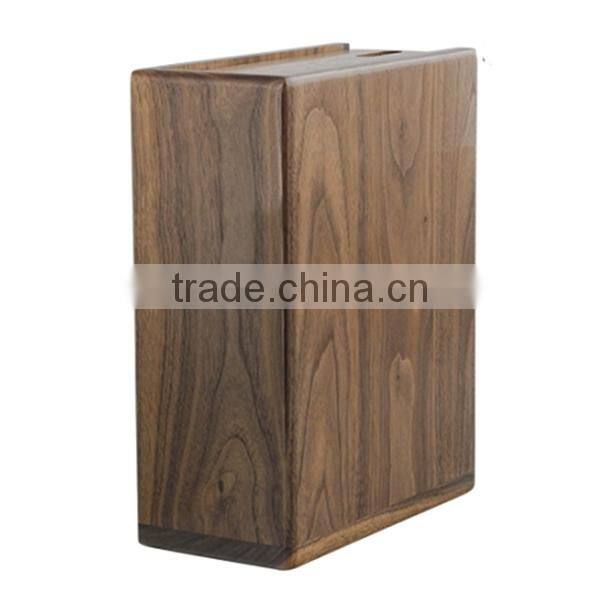 Special design wooden urns for ashes prices cheap insert up and down