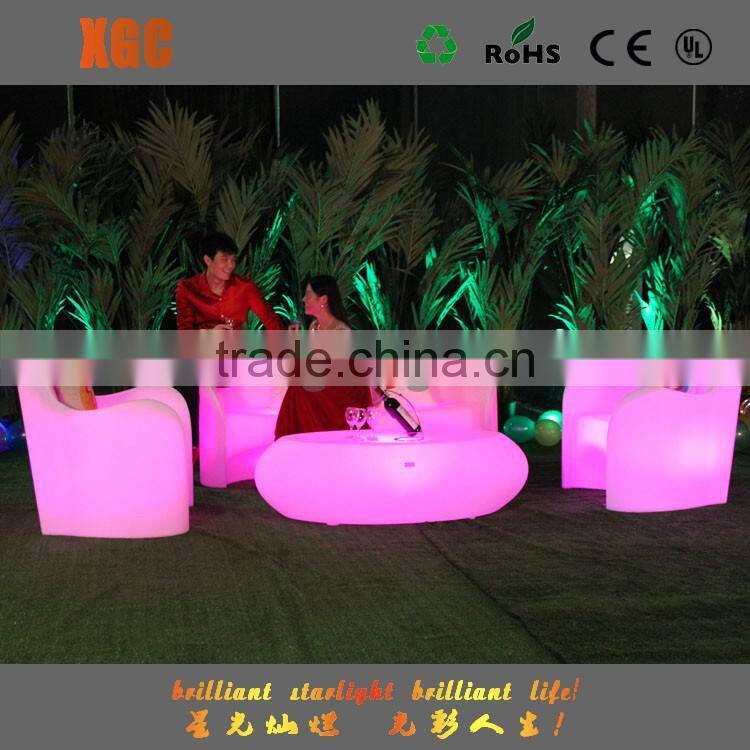 re-chargable led sofa for cereberation events rental