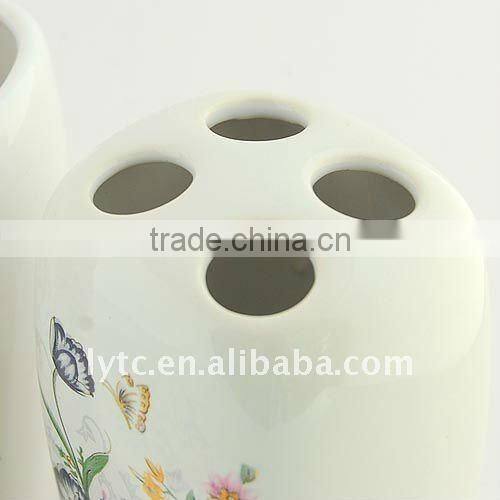 4 pcs ceramic bath accessory