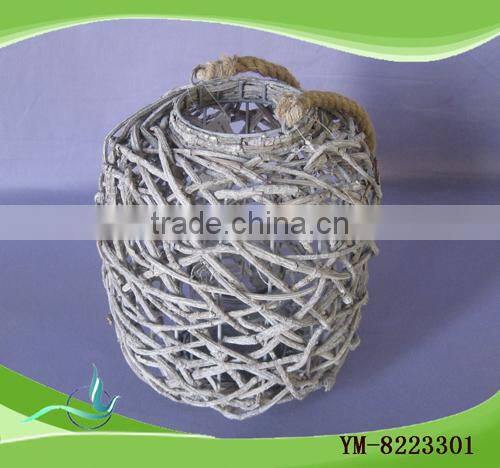 Rattan Candle Lantern Holder