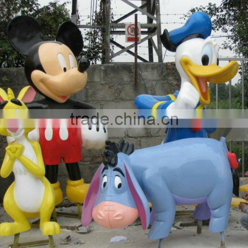 Fiberglass mickey mouse mascot
