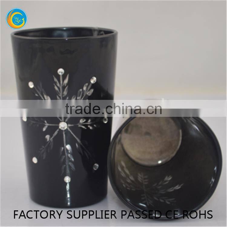 glass candlesticks used wedding decor