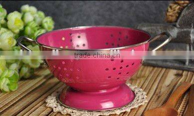 High quality metal fruit colander