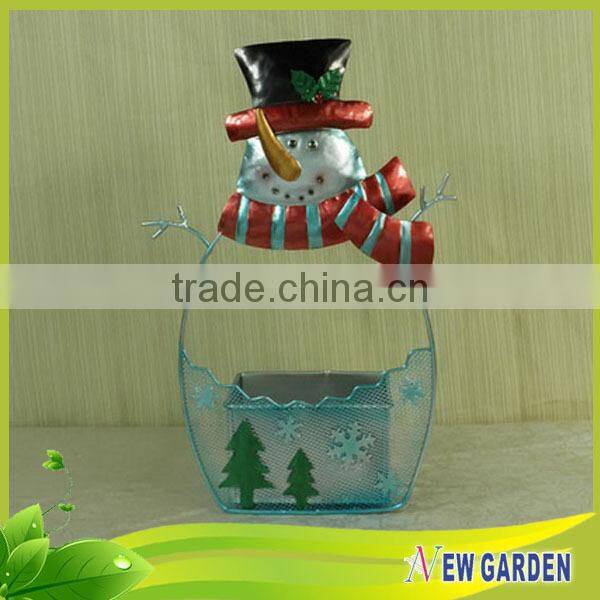 Cheap Price Unique Style Santa Claus Christmas Basket For Flower