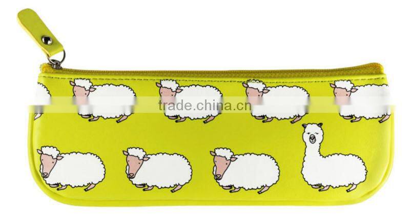 Novelty Candy Color PU Pencil Bag
