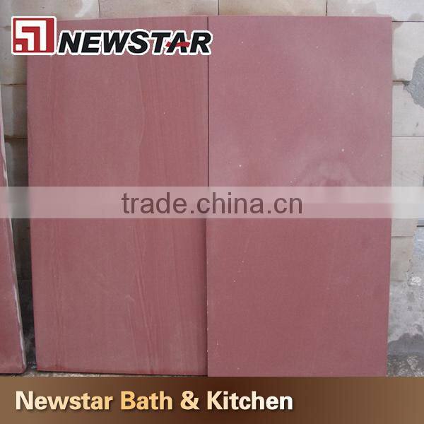 High quality natural and polished red sandstone pavers