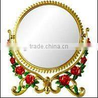 European-style Silver Antique table comestic mirrors with two sides